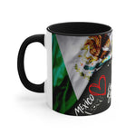 Mug-Taza Accent Coffee 11oz - Diseño Mexico 12 - Personalizado