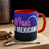 Mug-Taza Accent Coffee  11oz - Diseño Mexico 8 - Personalized