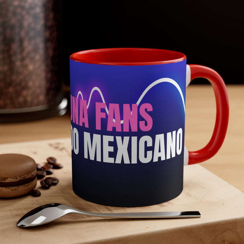 Mug-Taza Accent Coffee 11oz - Diseño Mexico 8 - Personalizado