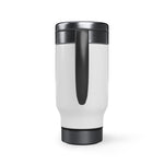 Stainless Steel Travel Mug with Handle, 14oz - Personalized 20