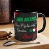 Mug-Taza Accent Coffee  11oz - Diseño Mexico 12 - Personalized