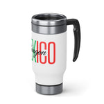 Stainless Steel Travel Mug with Handle, 14oz - Personalized 6