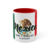 Mug-Taza Accent Coffee  11oz - Diseño Mexico 14 - Personalized