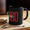 Mug-Taza Accent Coffee 11oz - Diseño Mexico 5 - Personaliza tu nombre
