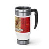 Stainless Steel Travel Mug with Handle, 14oz - Personalized 15