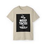 Camiseta Tacos y Tequila - Sin Personalización
