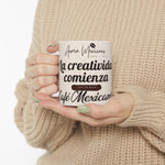 Mug-Taza of Ceramic 11oz -mexican coffee- No Custom 10