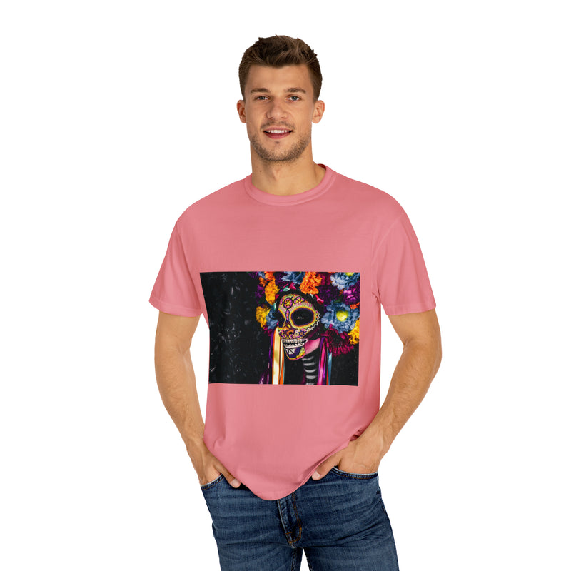Camiseta unisex teñida en prenda