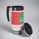 Stainless Steel Travel Mug with Handle, 14oz - No Custom 6